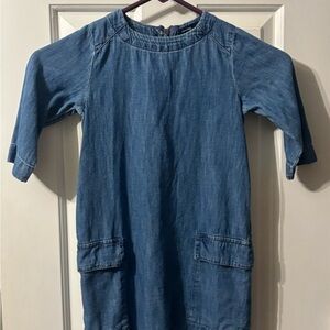 Baby Gap Denim Chambry Shift Dress Toddler 5 YR